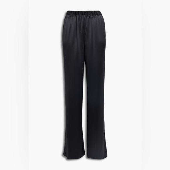 Frame Denim Wide Leg Satin Silky Pants - Picture 3 of 10